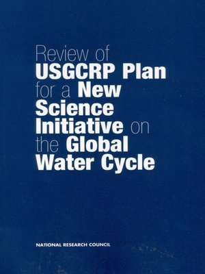 cover image of Review of USGCRP Plan for a New Science Initiative on the Global Water Cycle